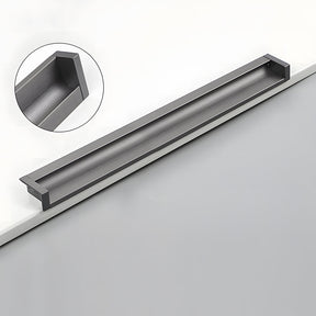 Minimalist Aluminum Alloy Flush Finger Edge Pulls
