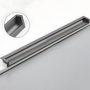 Minimalist Aluminum Alloy Flush Finger Edge Pulls