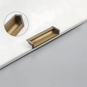 Minimalist Aluminum Alloy Flush Finger Edge Pulls