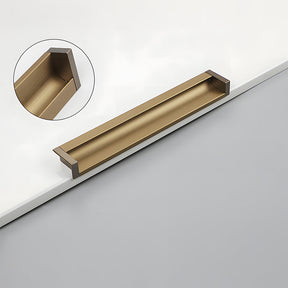 Minimalist Aluminum Alloy Flush Finger Edge Pulls