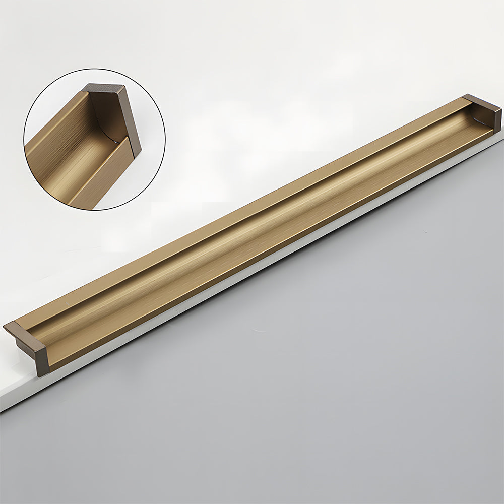 Minimalist Aluminum Alloy Flush Finger Edge Pulls