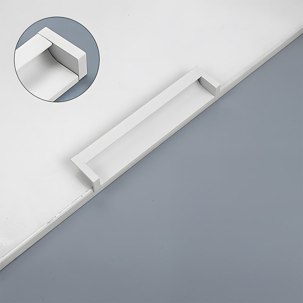 Minimalist Aluminum Alloy Flush Finger Edge Pulls