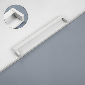 Minimalist Aluminum Alloy Flush Finger Edge Pulls