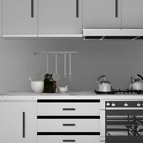 Modern Aluminum Brushed Kitchen Cabinet Handles
