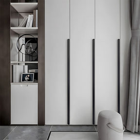 Modern Solid Aluminum Alloy Finger Edge Cabinet Pulls