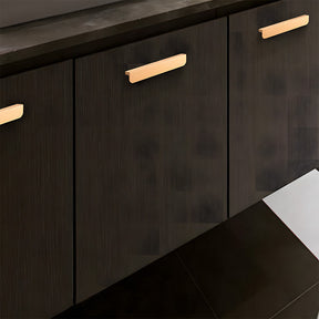 Modern Solid Aluminum Alloy Finger Edge Cabinet Pulls