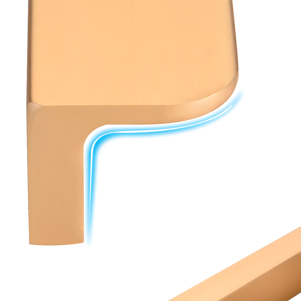 Modern Solid Aluminum Alloy Finger Edge Cabinet Pulls