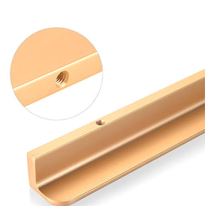 Modern Solid Aluminum Alloy Finger Edge Cabinet Pulls