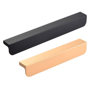 Modern Solid Aluminum Alloy Finger Edge Cabinet Pulls
