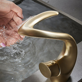 Modern Creative S-Shape Mono Basin Mixer Tap