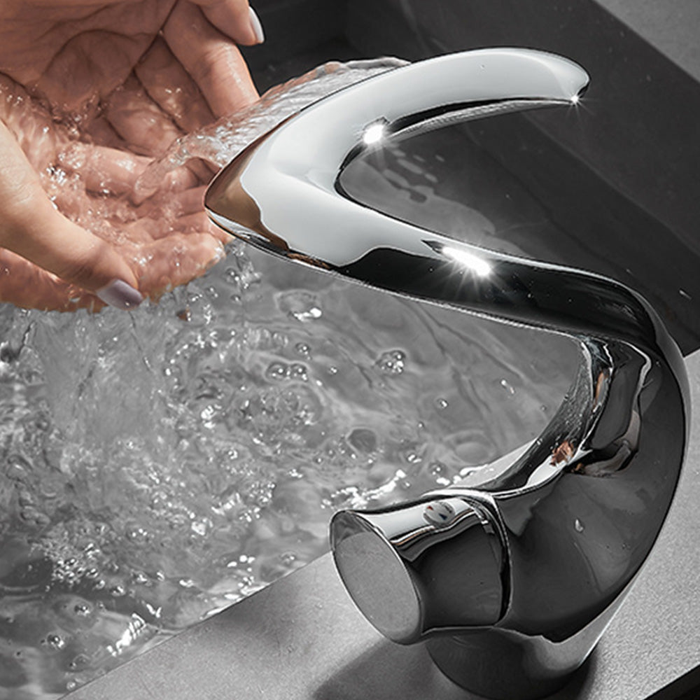 Modern Creative S-Shape Mono Basin Mixer Tap