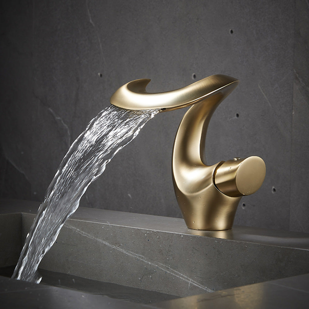 Modern Creative S-Shape Mono Basin Mixer Tap