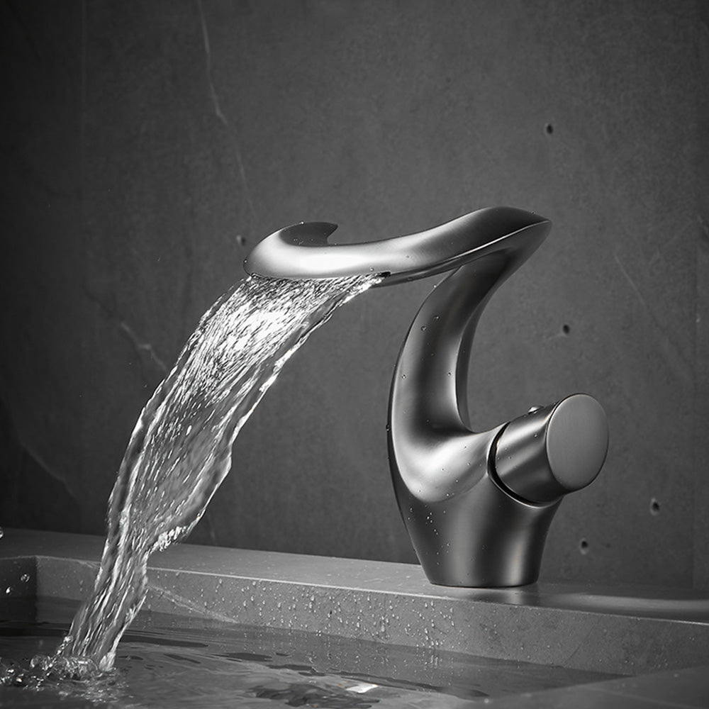 Modern Creative S-Shape Mono Basin Mixer Tap