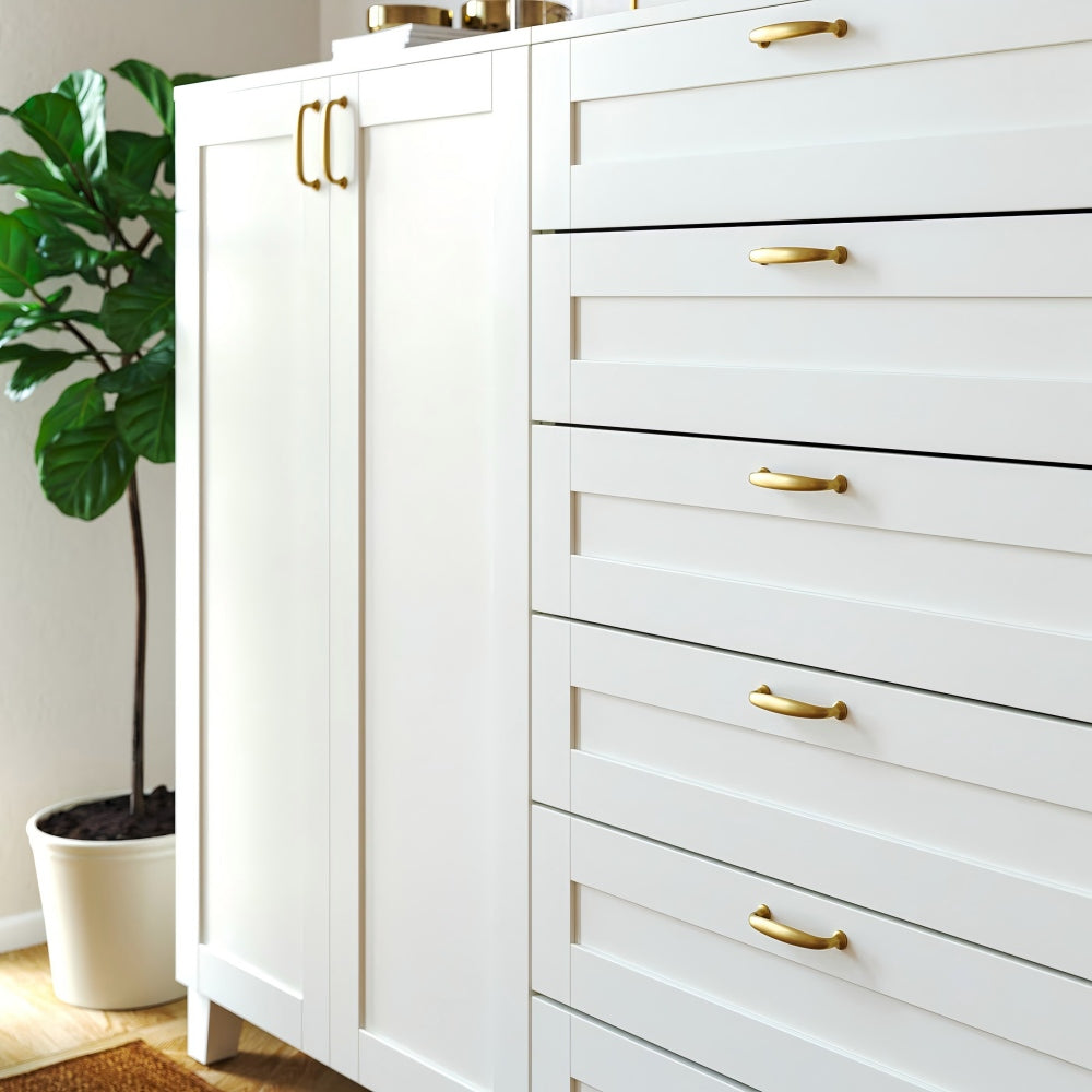 Minimalist Classic Smooth Kitchen Drawer Cabinet Handles