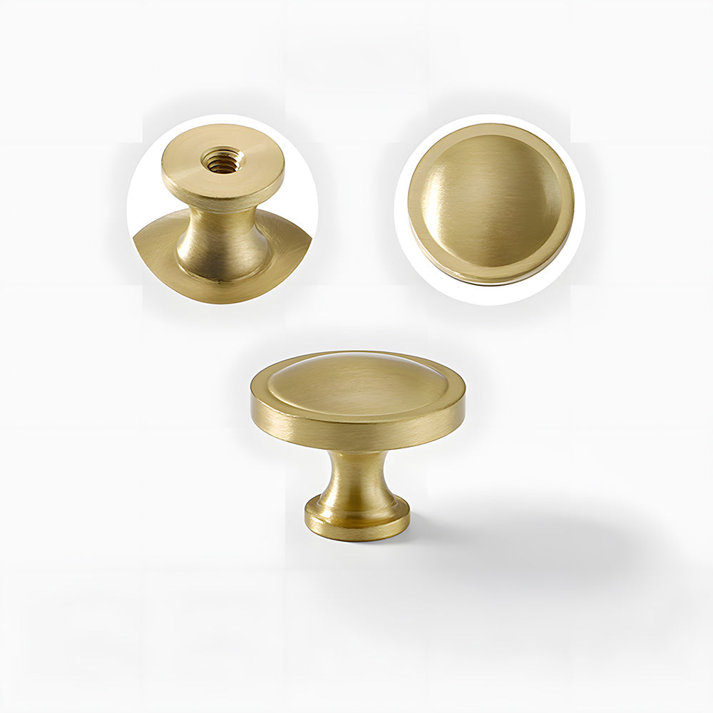 Modern Solid Pure Brass Cabinet Handles