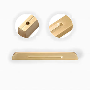 Modern Solid Pure Brass Cabinet Handles