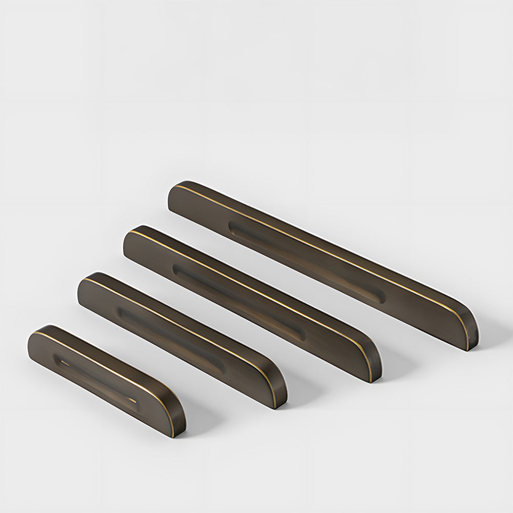 Modern Solid Pure Brass Cabinet Handles