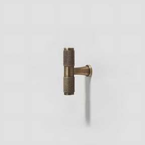 Solid Brass Gold Knurled Cupboard Bar Handles