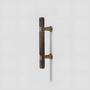 Solid Brass Gold Knurled Cupboard Bar Handles
