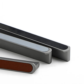 Modern Two-tone Leather Dresser Drawer Pulls