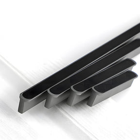 Modern Two-tone Leather Dresser Drawer Pulls