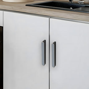 Modern Two-tone Leather Dresser Drawer Pulls