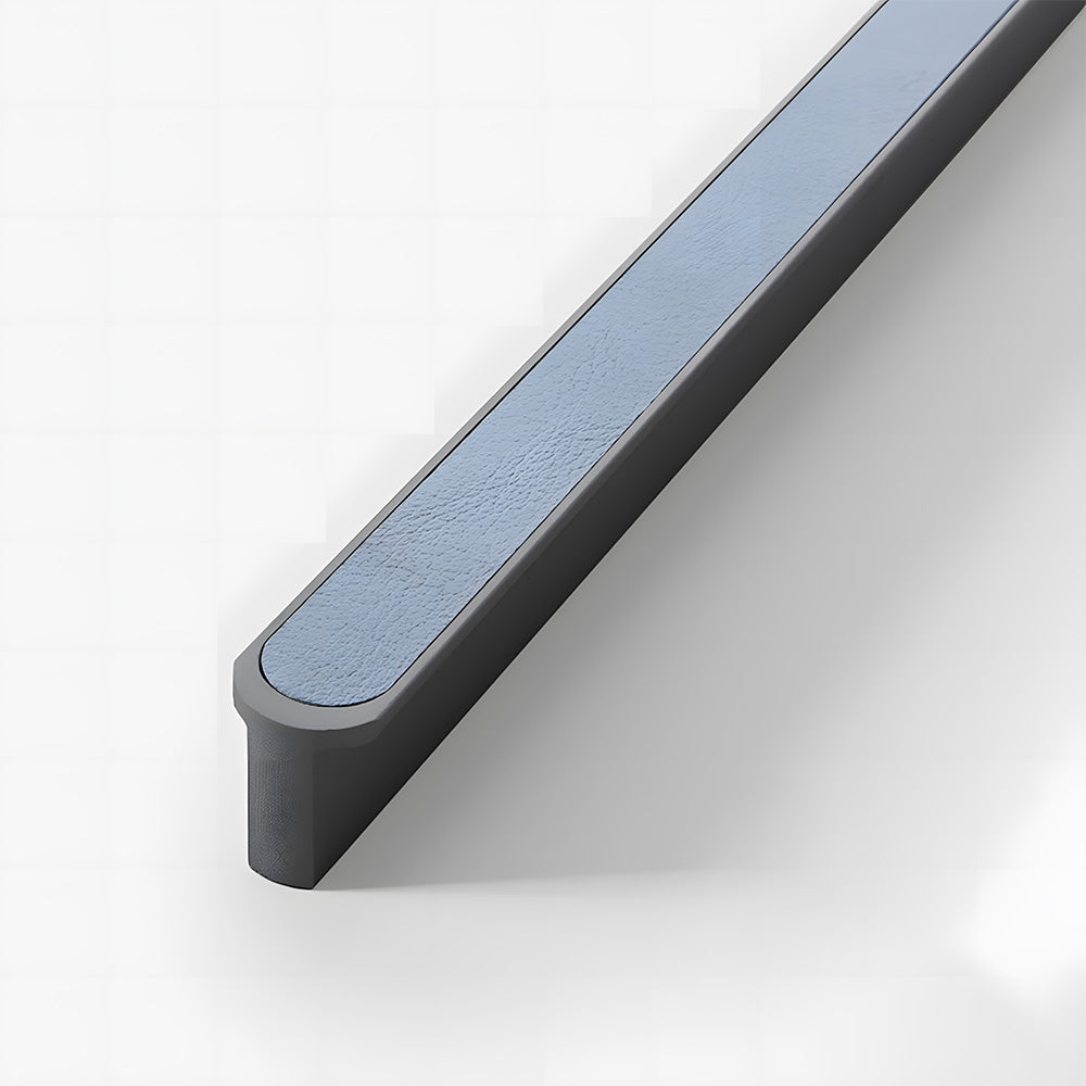 Modern Two-tone Leather Dresser Drawer Pulls