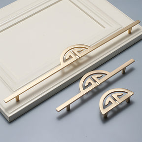 Unique Zinc Alloy Semi Circle Kitchen Cupboard Handles
