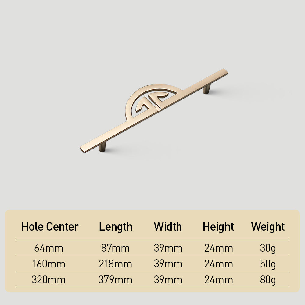 Unique Zinc Alloy Semi Circle Kitchen Cupboard Handles