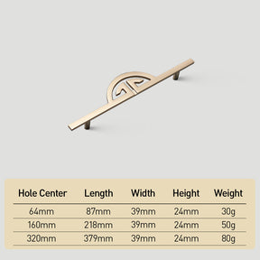 Unique Zinc Alloy Semi Circle Kitchen Cupboard Handles