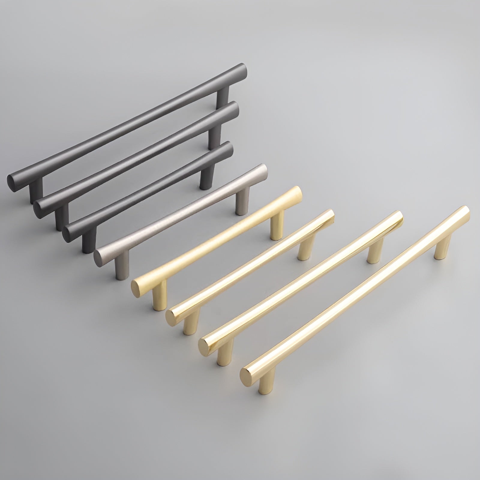 Contemporary Minimalist Zinc Alloy Cabinet Handles For Kitchen