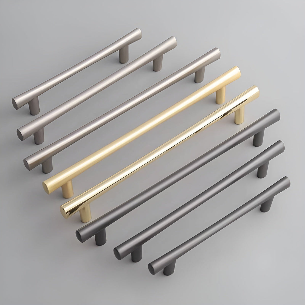 Contemporary Minimalist Zinc Alloy Cabinet Handles For Kitchen