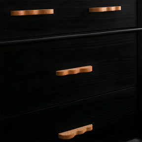 Unique Handmade Wavy Natural Wood Cabinet Handles