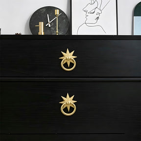 Unique Solid Copper Drop Pulls Drawer Knobs