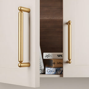 Unique Solid Brass T-Bar Cupboard Handles & Knobs