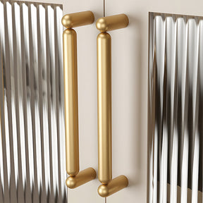 Unique Solid Brass T-Bar Cupboard Handles & Knobs