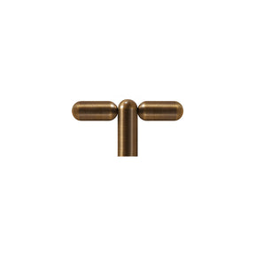 Unique Solid Brass T-Bar Cupboard Handles & Knobs