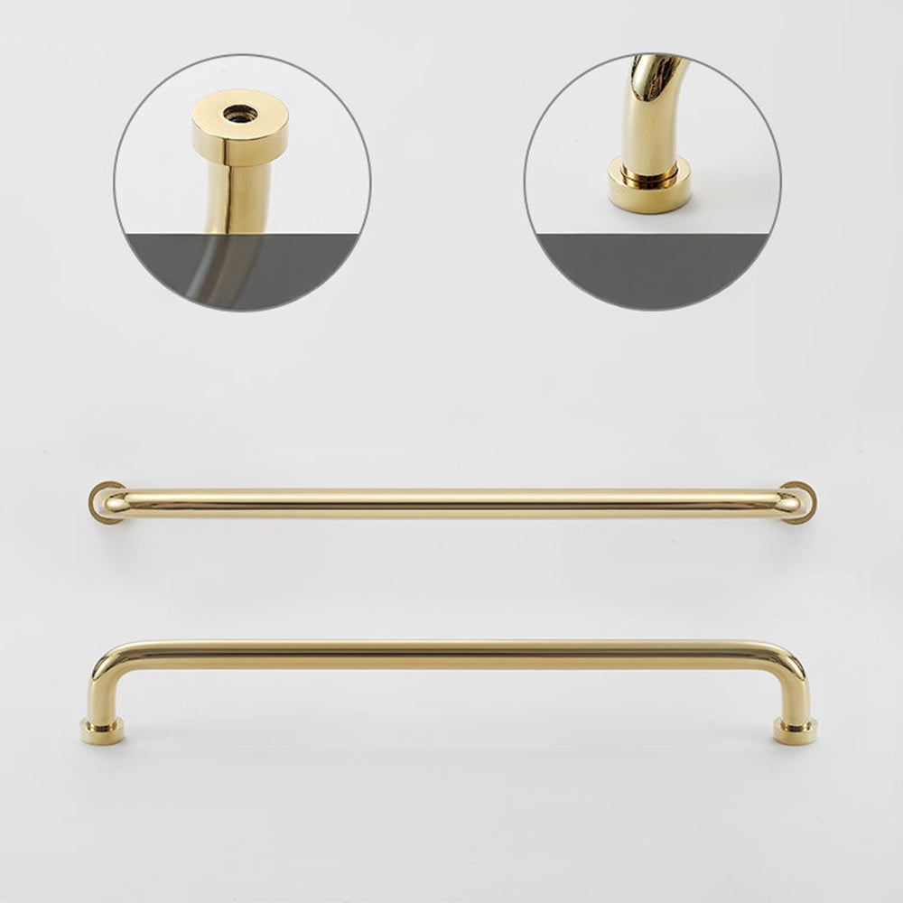 Nordic Luxury Brass Wardrobe Cabinet Drawer Handles