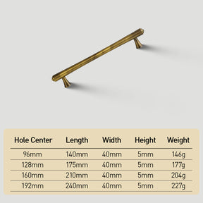 Vintage Brass Antique Bronze Cupboard Drawer Pulls