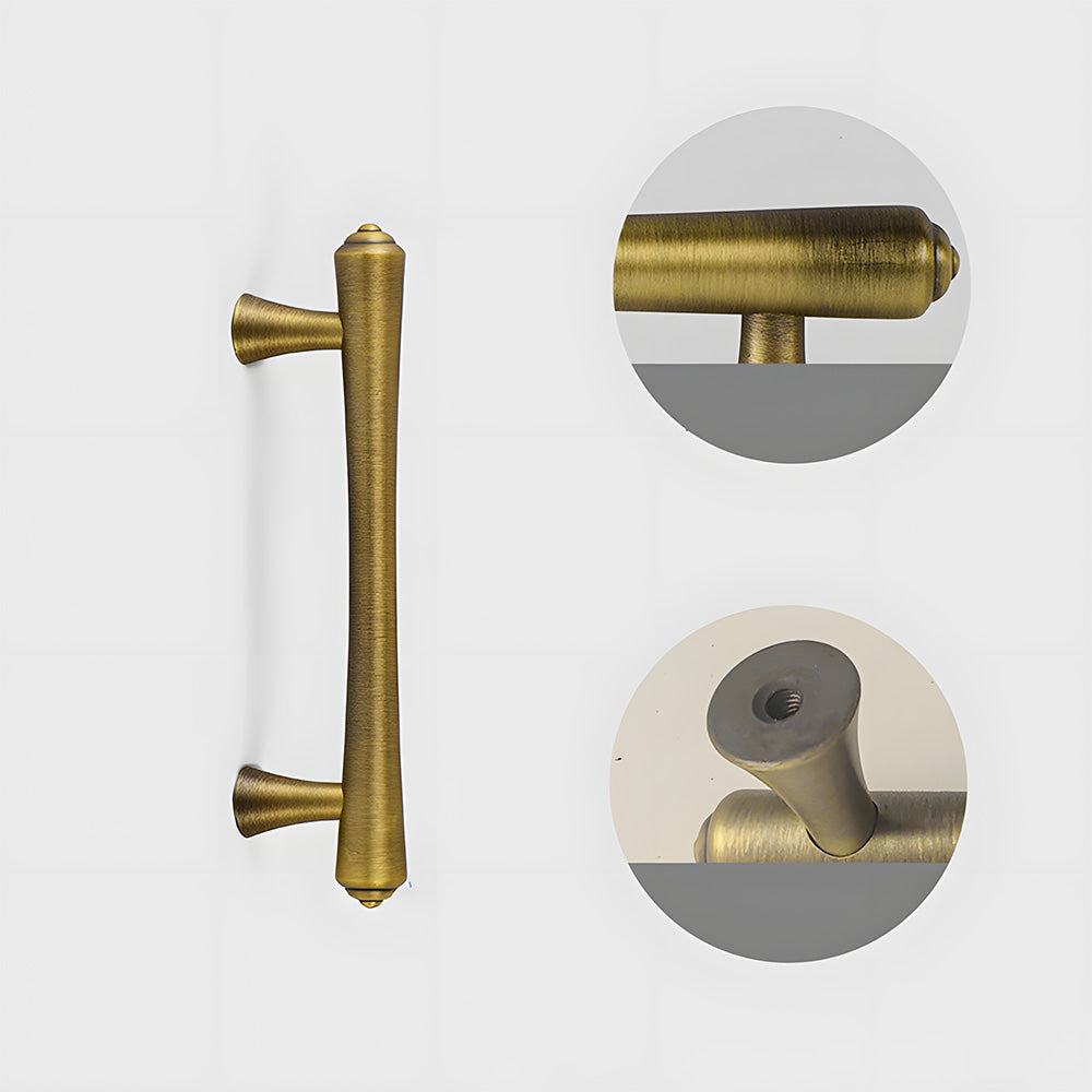 Vintage Brass Antique Bronze Cupboard Drawer Pulls