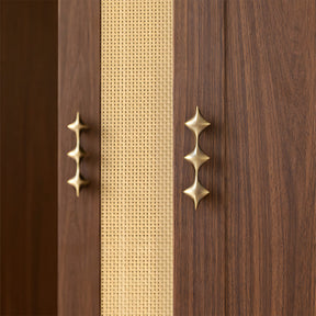 Antique Bronze Star Solid Brass Kitchen Cupboard Handles & Knobs
