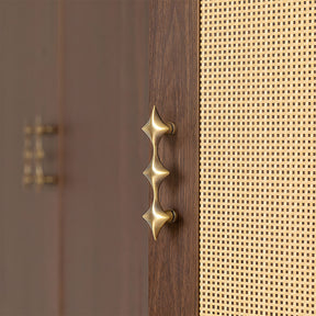 Antique Bronze Star Solid Brass Kitchen Cupboard Handles & Knobs