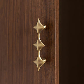Antique Bronze Star Solid Brass Kitchen Cupboard Handles & Knobs