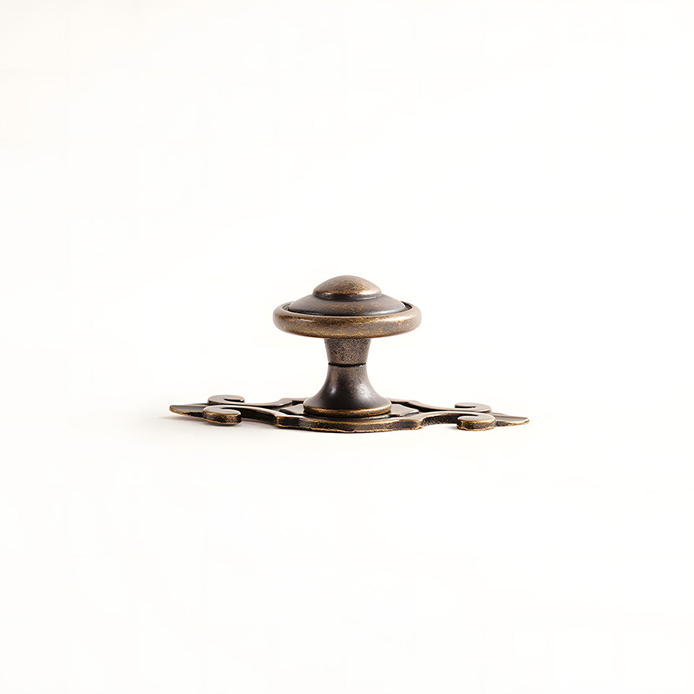 Vintage Wardrobe Cupboard Knobs with Plate
