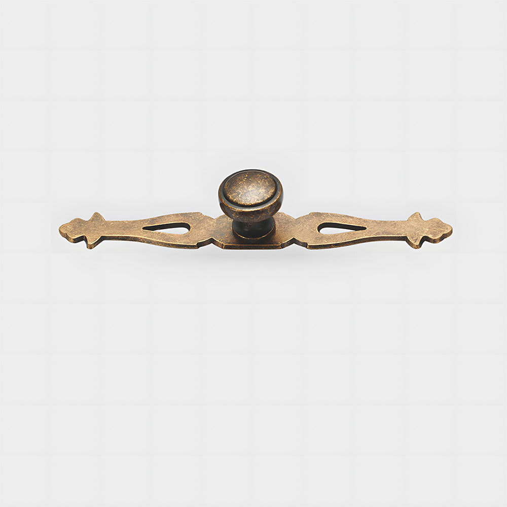 Vintage Wardrobe Cupboard Knobs with Plate