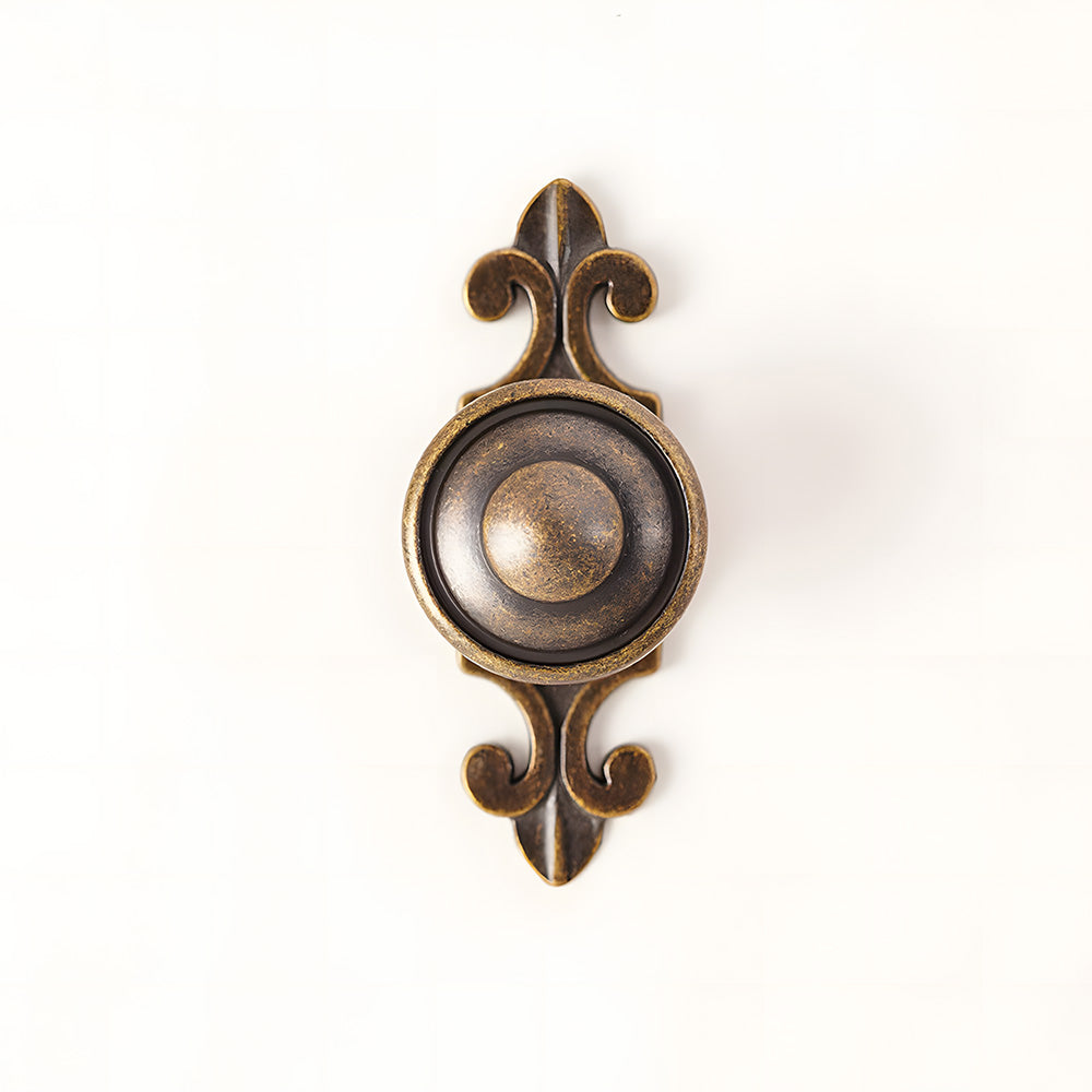 Vintage Wardrobe Cupboard Knobs with Plate