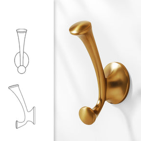 Vintage Victorian Double Hat and Coat Hook