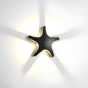 Modern Waterproof Star LED Outdoor Wall Light