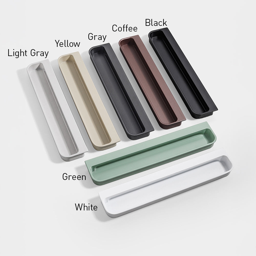 Rounded Corners Modern Multi-color Recessed Handles