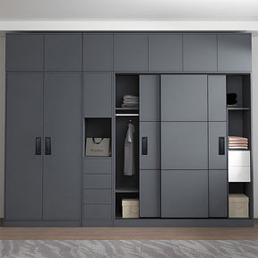 Zinc Alloy Recessed Sliding Door Handles Hidden Edge Pulls